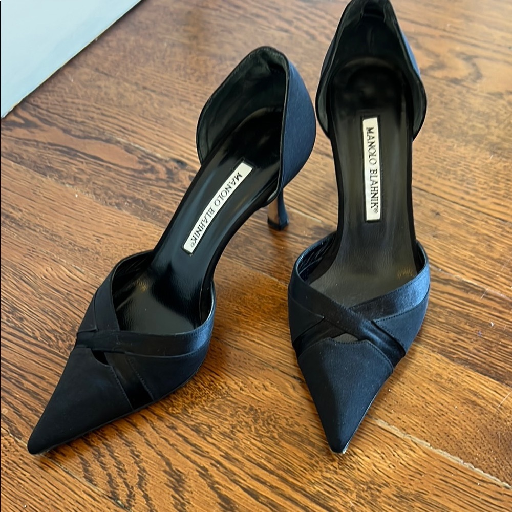 Manolo Blahnik Black Women's Heels
